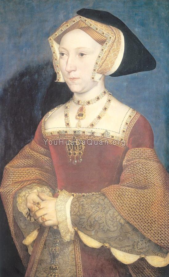 Portrait of Jane Seymour - 小汉斯·荷尔拜因